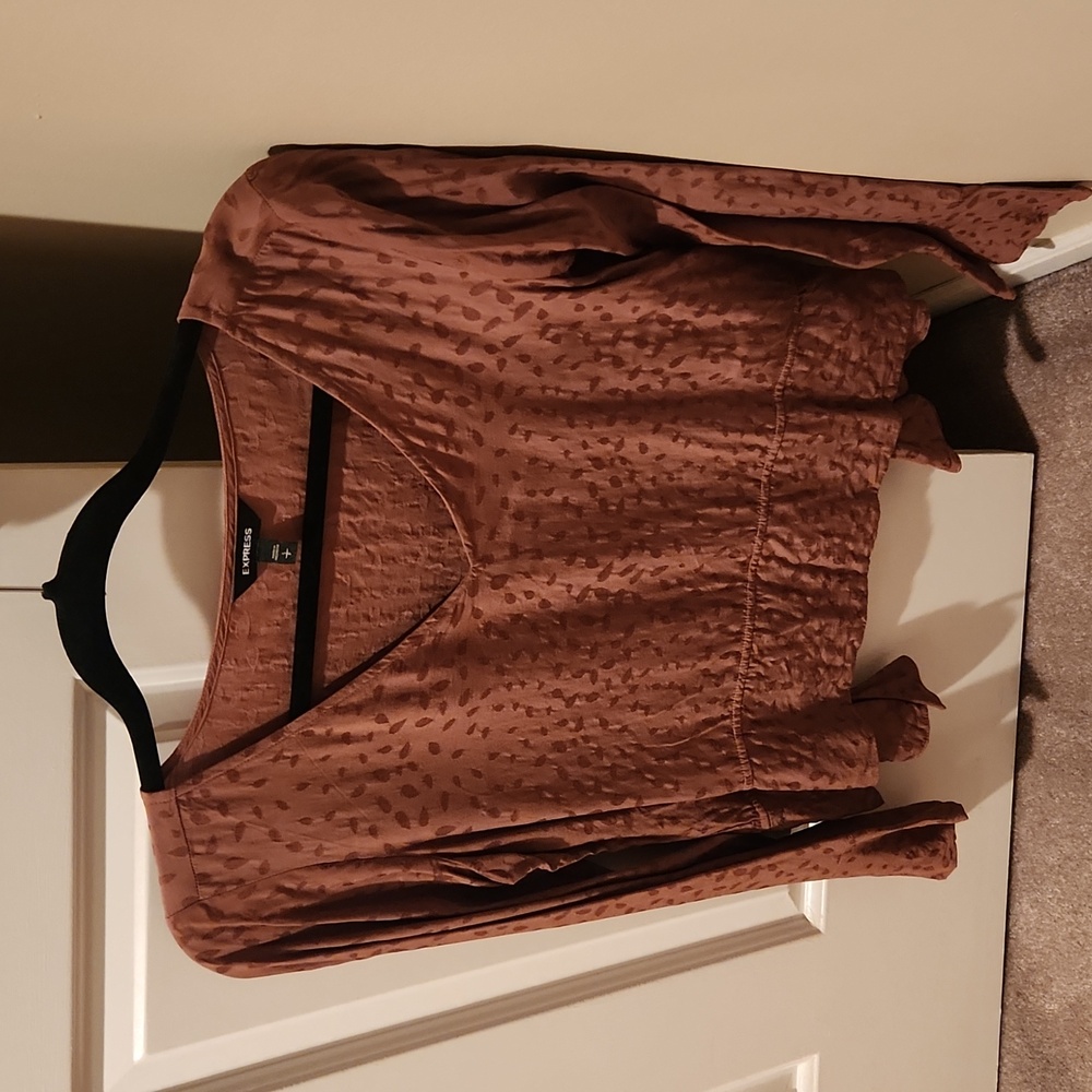 Express blouse, size small, mauve
